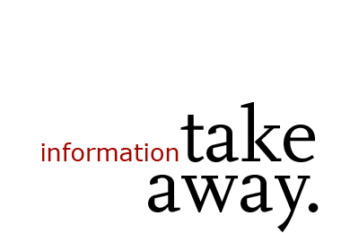 information: take away